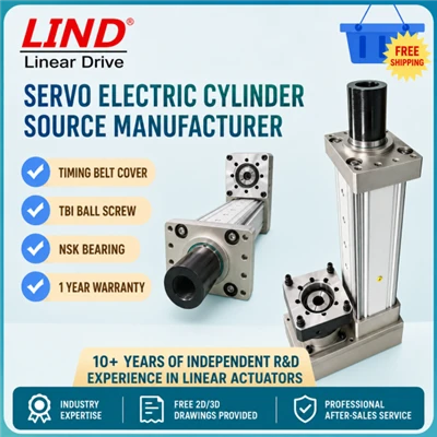 Drejning af Elektrisk Push Pull Cylinder
